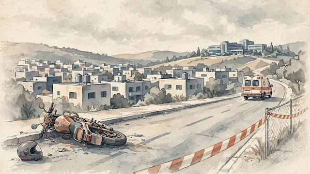 Motorcyclist Critically Injured in Bnei Brak Accident