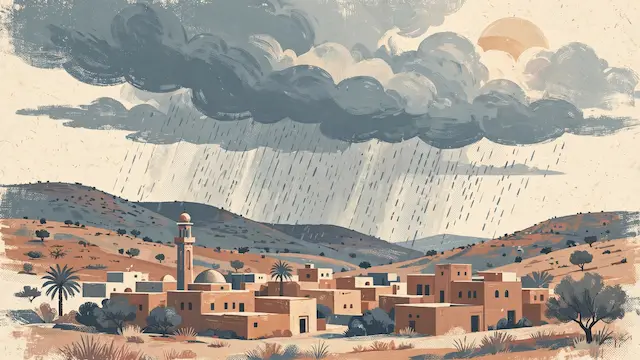 Rain Expected in Arab Towns Tuesday, Temperatures Between 24-27 Degrees