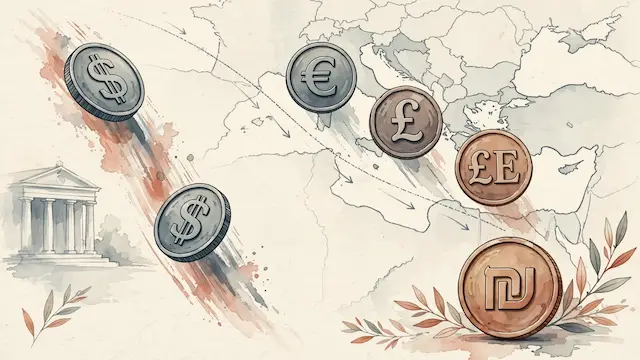 Dollar Falls Against Shekel as Other Currencies Also Decline