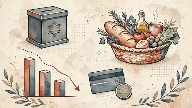 Israelis Spend Less on Election Day Compared to 2022