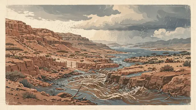 Israel Closes Nature Reserves Near Dead Sea Due to Flood Threat