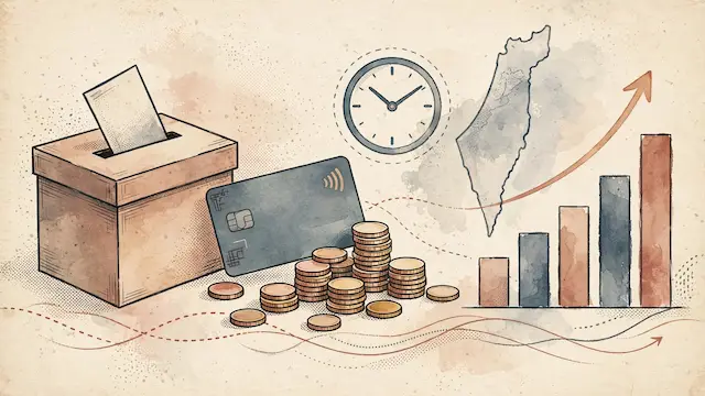 Israeli Election Day Spending Surges 26.5% Over 2022