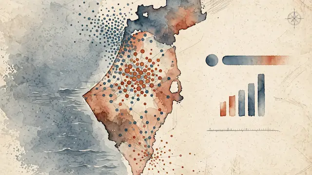 Interactive Map Shows Election Turnout Data Across Israel