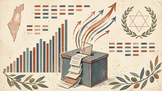 Israel Election Turnout Highest Since 1973, Approaching 45%