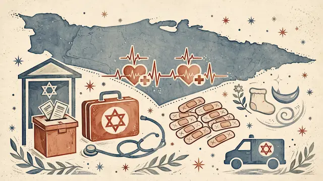 Medics Respond to 24 Incidents During Israeli Elections, Including Two Heart Attacks