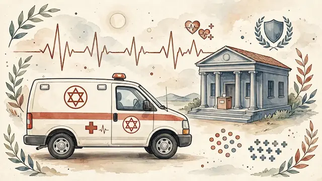 Israel's MADA Medics Respond to Emergencies on Election Day