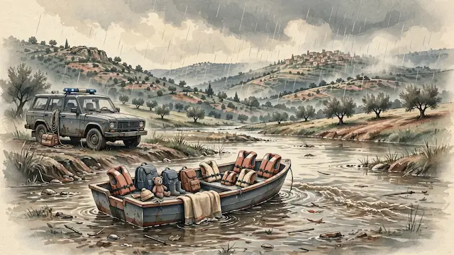 Rescuers Evacuate Family of Six From Flooded Gush Etzion Area