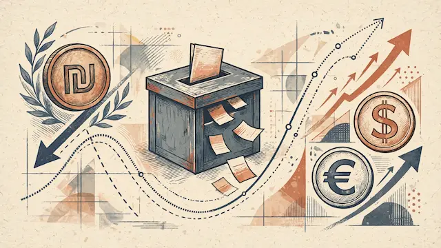 Shekel Weakens Against Dollar and Euro as Election Results Emerge