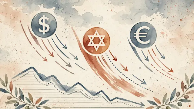 Israeli Currency Drops Sharply as Election Results Emerge