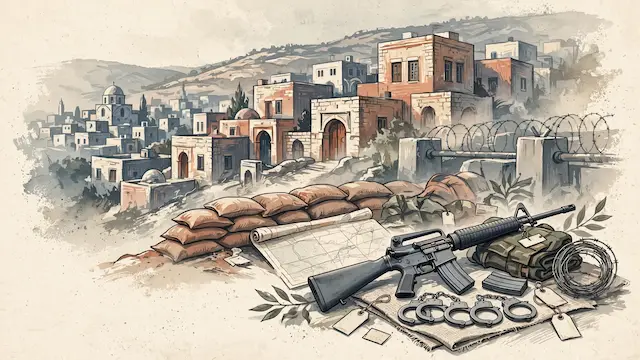 IDF Operation in Hebron Continues, Six Suspects Arrested, M16 Rifle Seized