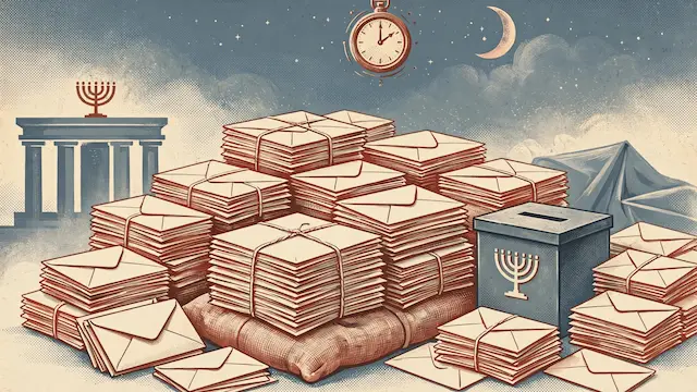 Double Envelope Vote Counting to Begin After Midnight in Israeli Elections