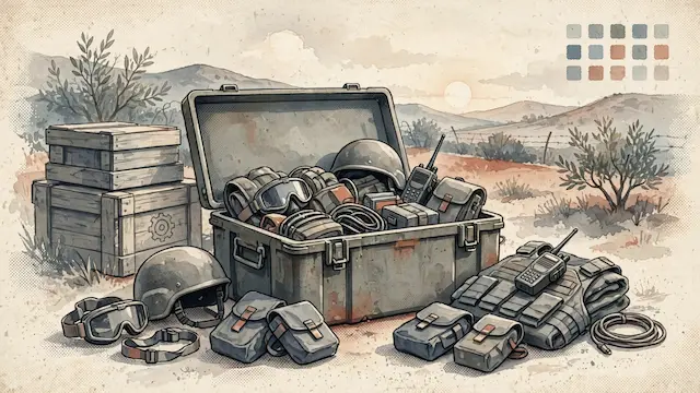 IDF Launches Operation to Recover Military Equipment Without Identification
