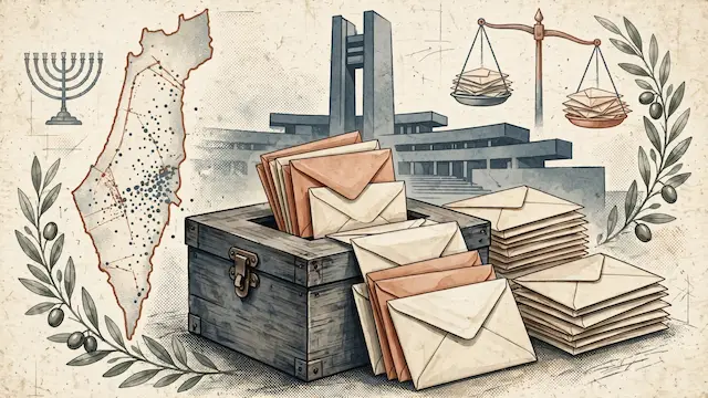 Election Committee Begins Counting Double Envelopes for Final Knesset Results