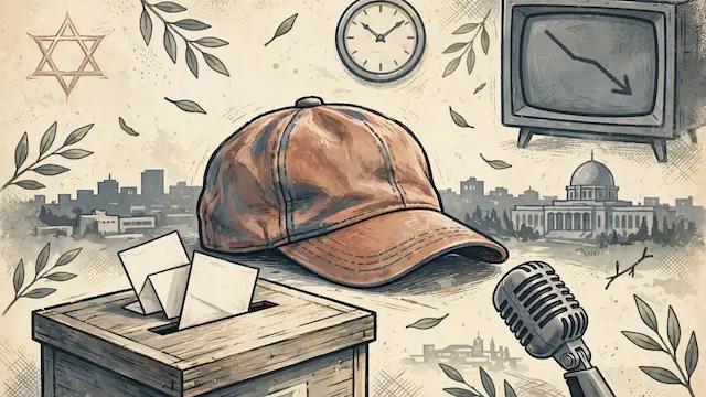 Election Night Gaffe: Israeli Panelist Wears 'We Lost' Hat