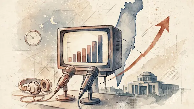 Israeli Broadcasters React to Shifting Election Results