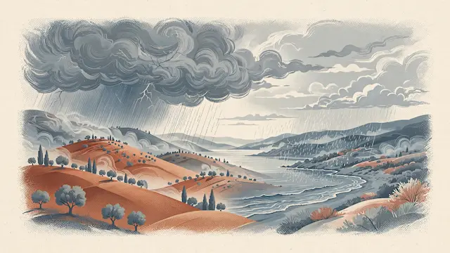 Rain and Thunderstorms Forecast for Northern Israel