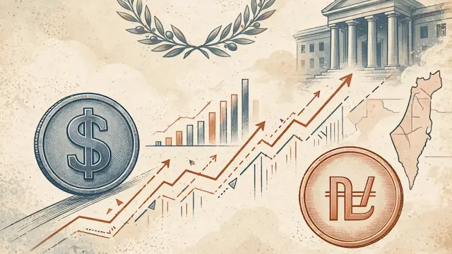 Dollar Strengthens Against Shekel, Official Rate Rises Significantly