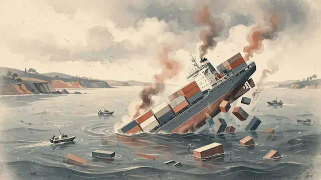 Israeli-Chartered Container Ship Sinks in Black Sea After Drone Attack