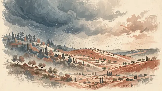 Rain Returns to Northern and Central Israel After Brief Lull