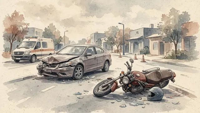 Motorcyclist Injured in Collision in Rishon LeZion