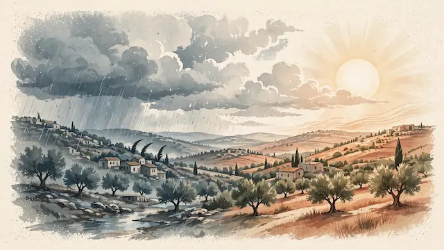 Sun Returns, Temperatures Rise Across Israel This Weekend