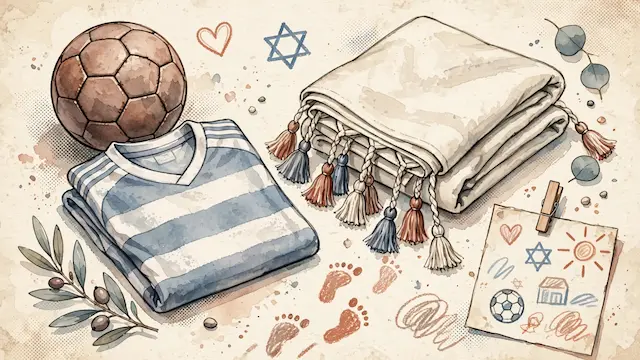 Former Footballer Maor Buzaglo Wears Tzitzit for First Time After Son's Influence