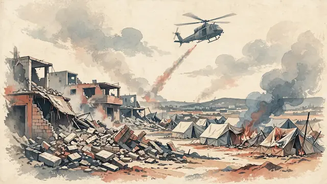 Gaza Violence: Israeli Shelling, Demolitions, and Fire on Refugee Tents Reported