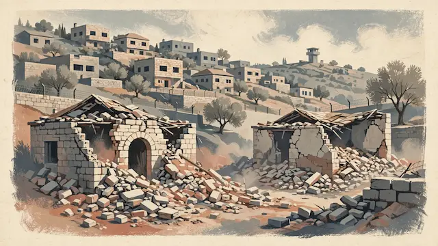 IDF Demolishes Homes of Terrorists Who Killed Two Soldiers