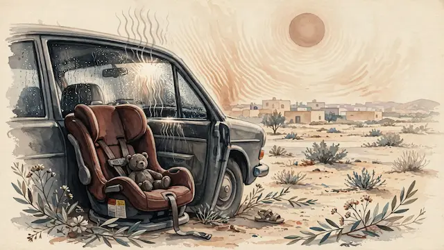 Toddler Dies After Being Left in Hot Car in Rahat