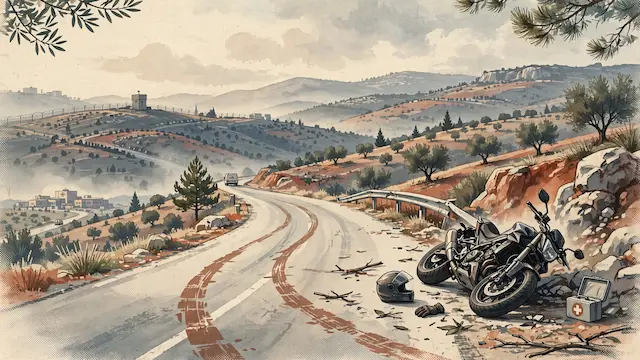 Man Injured in Motorcycle Accident Near Misgav Am