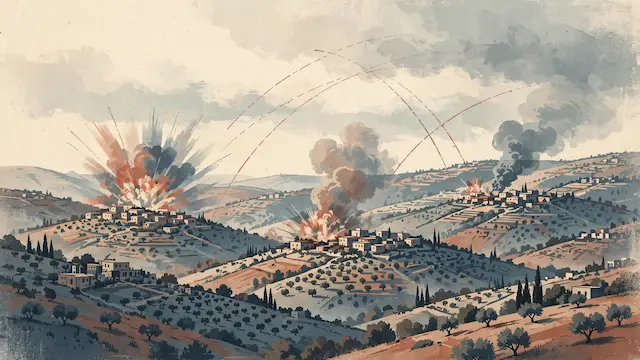 Israel Conducts Airstrikes, Shelling, and Explosions Across Southern Lebanon