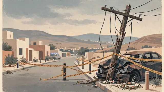 Man Critically Injured After Crashing Car Into Pole in Beersheba