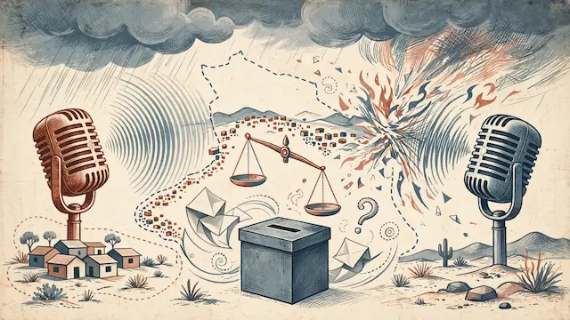 Media Figures Clash Over Election Results in Gaza Envelope Communities
