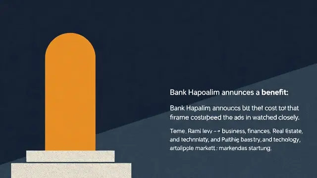 Bank Hapoalim Announces a Benefit, but As Always, It’s Worth Checking What It Costs