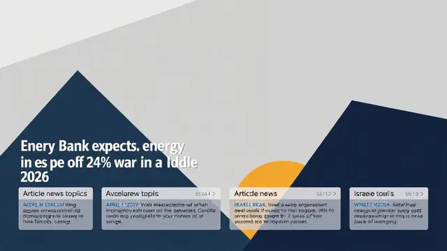 Because of the War in the Middle East: World Bank Forecasts 24% Jump in Energy Prices in 2026