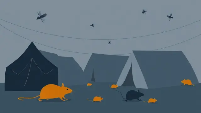 Mice and Weasels Invade Gaza Tents, Biting Children and Spoiling Food