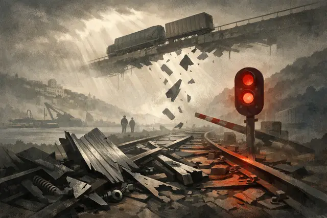 Metal Debris from Freight Train Disrupts Haifa and Northern Rail Service