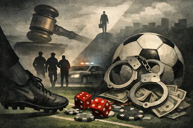 Top-League Footballer Arrested on Suspicion of Illegal Gambling and Tax Offenses